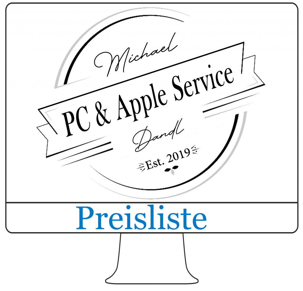 PC&Apple Service Michael Dandl Preisliste